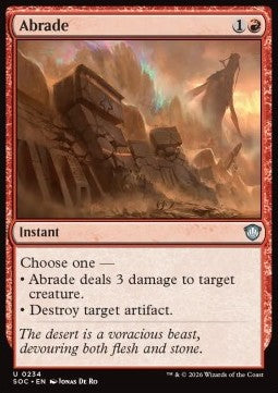 Abrade - Commander: Secrets of Strixhaven (Uncommon) [SOC-234]