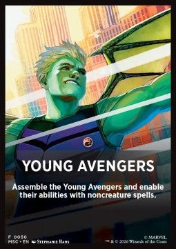 Jumpstart Pack Summary Card: Young Avengers